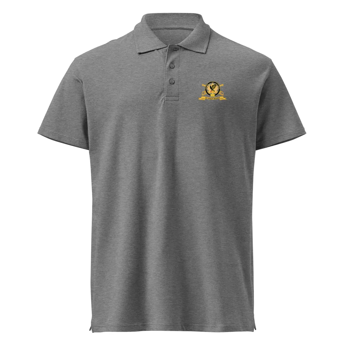 Elite Pique Poloshirt Featuring 1st Cavalry Regiment BR Ribbon Design – Pack of 300 - Image 9