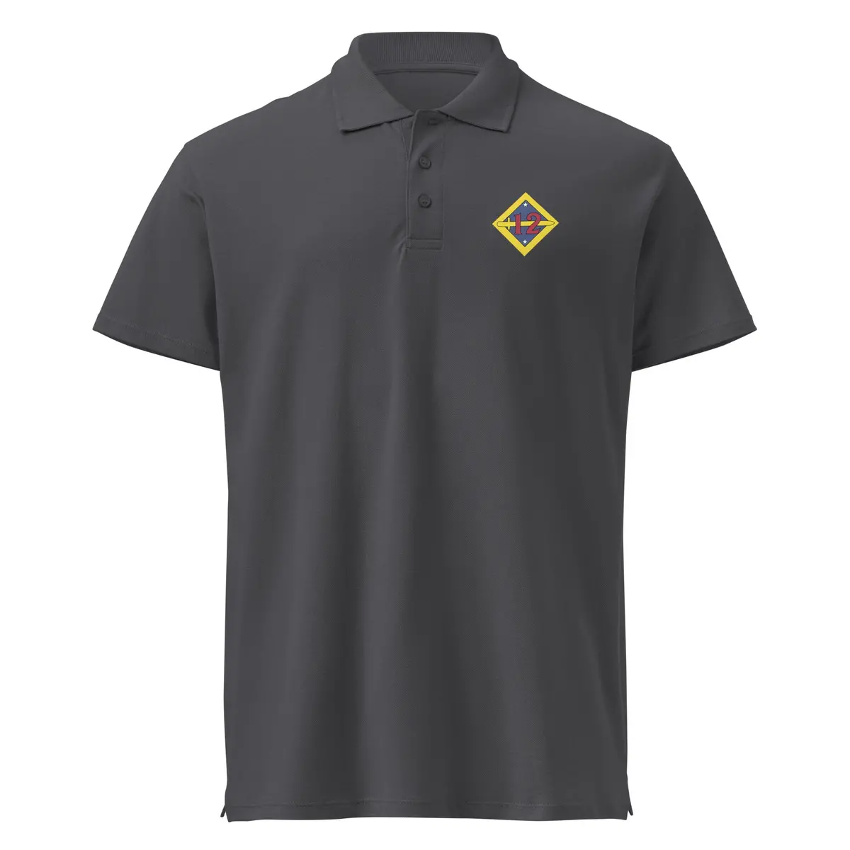 Premium Pique Polo Shirt - 12Th Division - Ssi Wo Txt - 1918-1919 X 300 25