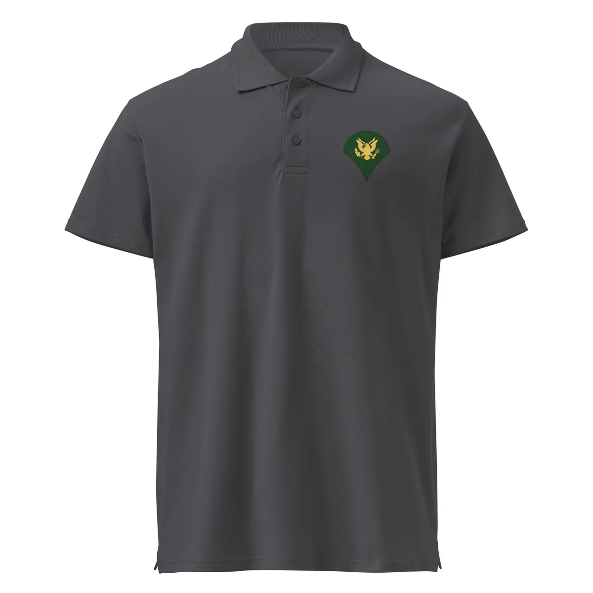 High-Performance Pique Polo Shirt Designed for U.S. Army Specialists (E-4/SP4) - Image 7