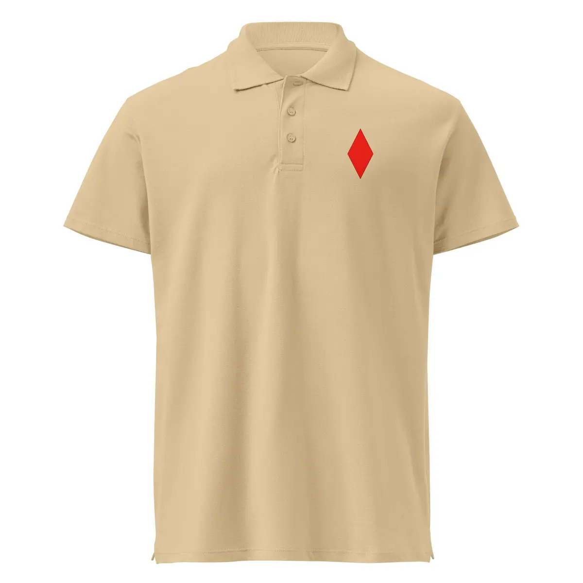 High-quality pique cotton polo shirt featuring the official 5th Infantry Division shoulder sleeve insignia, no text design, 300 DPI embroidered detail - Image 21