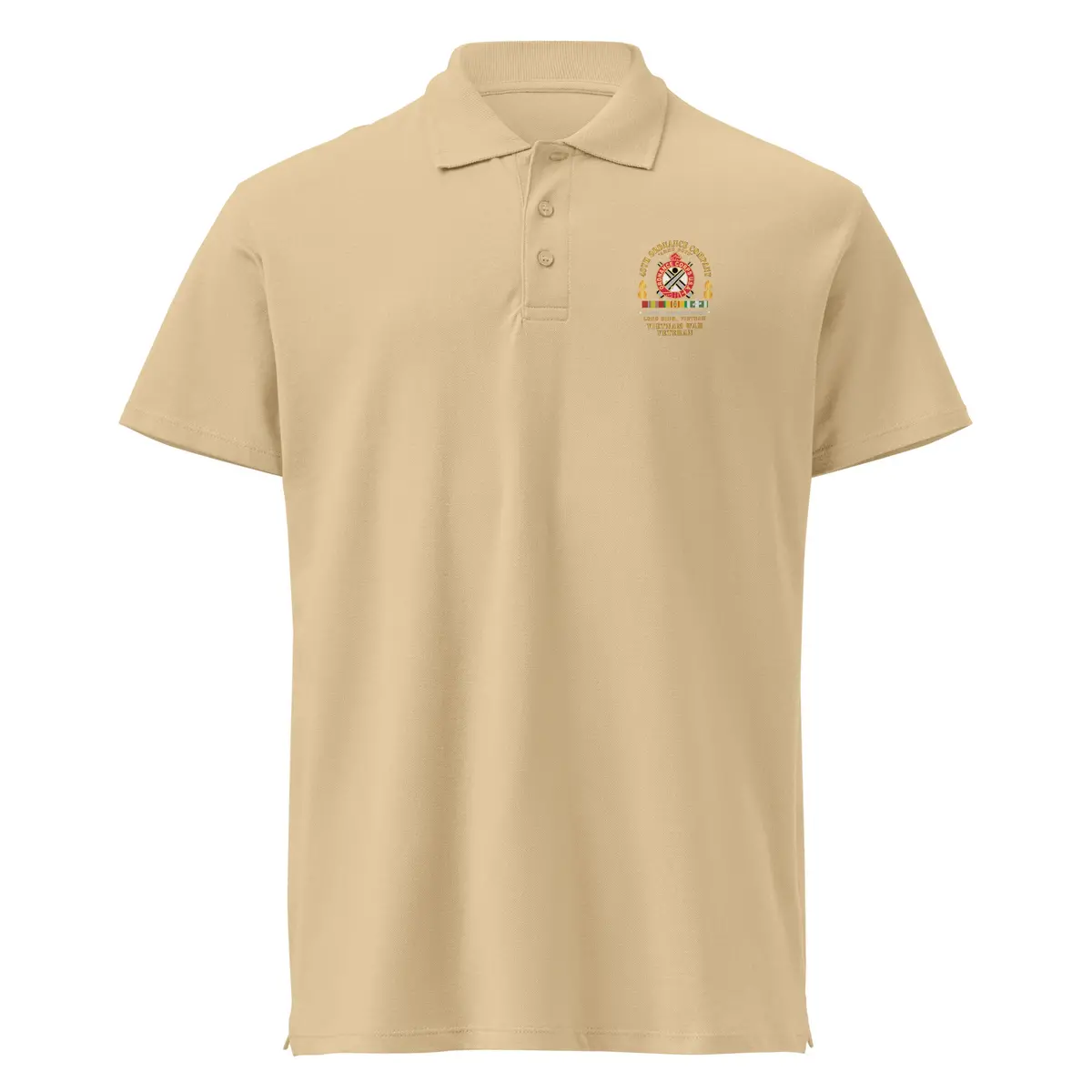 Premium Pique Polo Shirt Honoring the 40th Ordnance Company 'Ammo Boys' Vietnam Veterans from Long Binh - Image 21