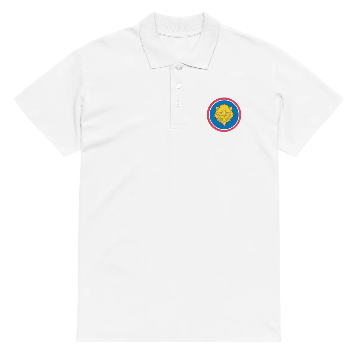 Premium Pique Polo Shirt Featuring 106th Infantry Division Shoulder Sleeve Insignia - Image 13