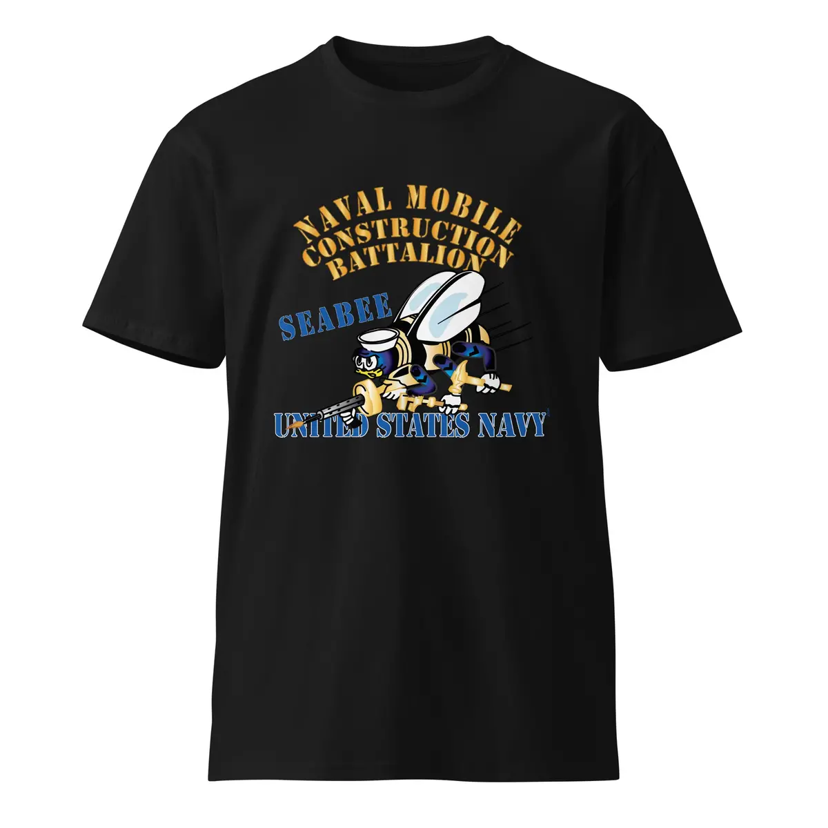 Unisex Premium T-Shirt - Navy - Seabee X 300 1