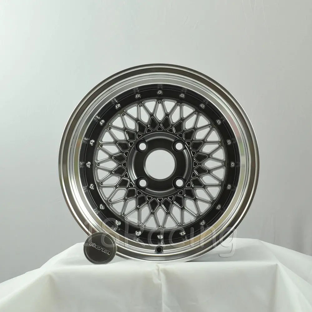 Rota Wheels Wired 1590 4X114.3 0 73 Hyperblack With Polish Lip 1