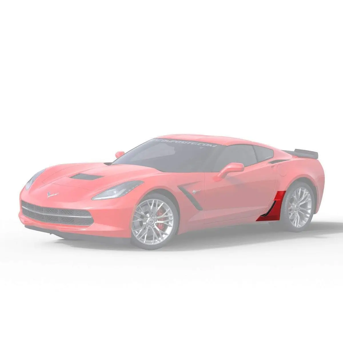 C7 Stingray - Z06 Brake Scoop For Gm Wb 1