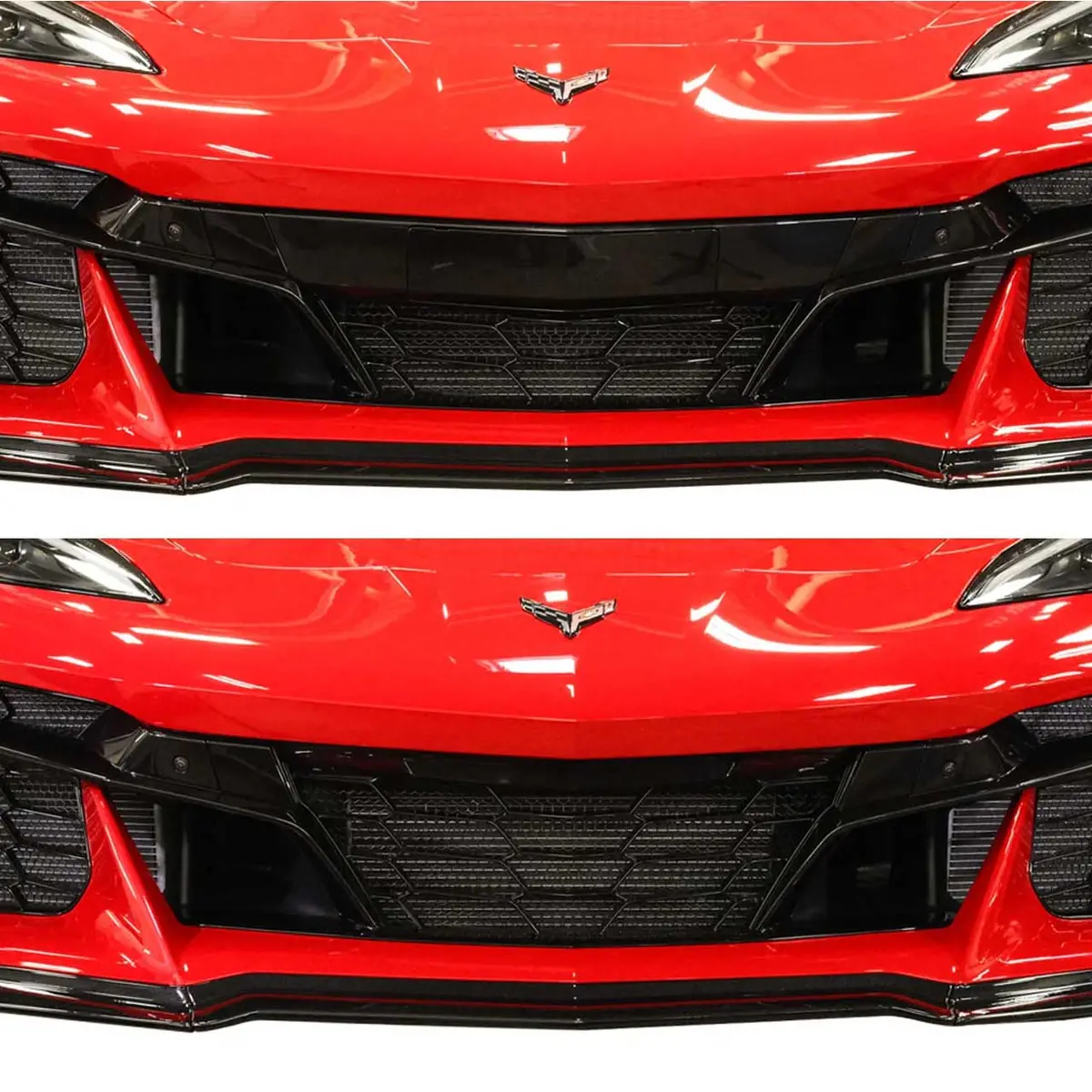 C8 Z06 E-Ray Front Radiator Guards 2