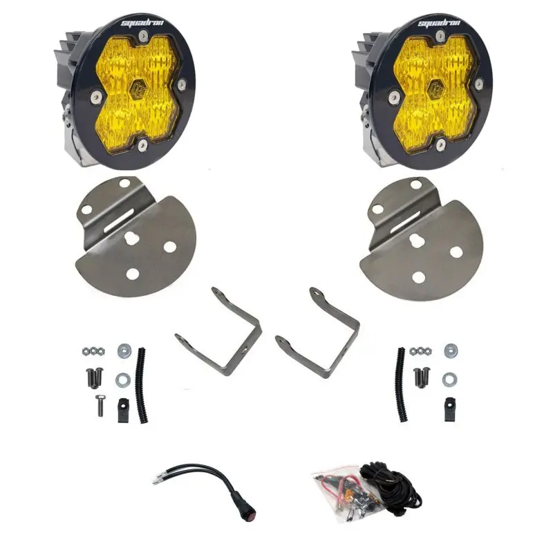 Baja Designs 15-19 Gmc/Chevy Canyon/Colorado/Sierra/Silverado Squadron 2.0 Sport Fpk - Amber 1