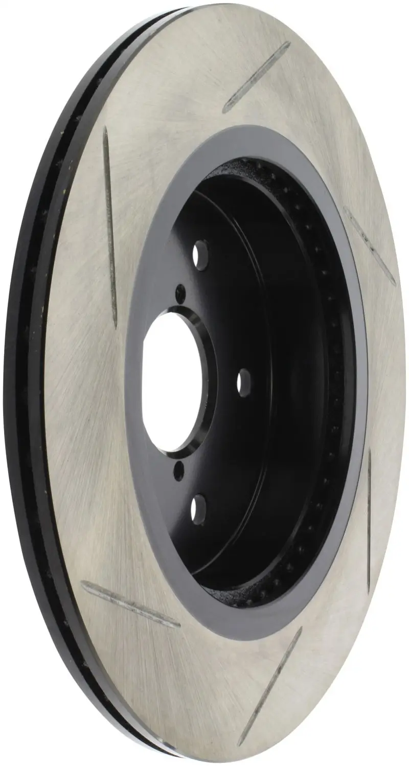 Stoptech Sport Slotted Rear Left Brake Rotor For 2016–2017 Subaru Wrx With Eyesight Driver Assist 1