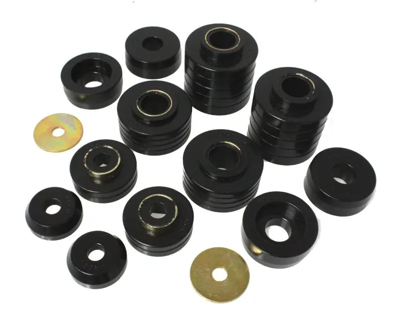 Energy Suspension Black Body Mount Kit For 1980–1998 Ford F-Series Trucks (F100/F150/F250/F350/F450) 1