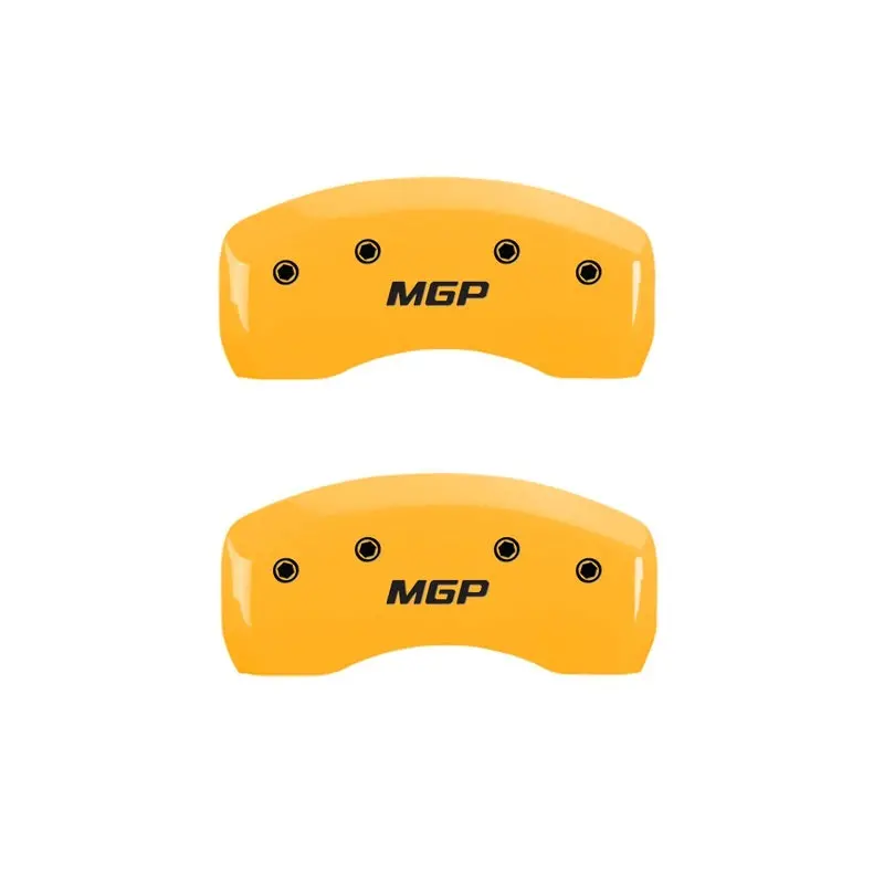 Mgp 2 Caliper Covers Engraved Rear Mgp Yellow Finish Black Characters 2017 Ford Focus 1