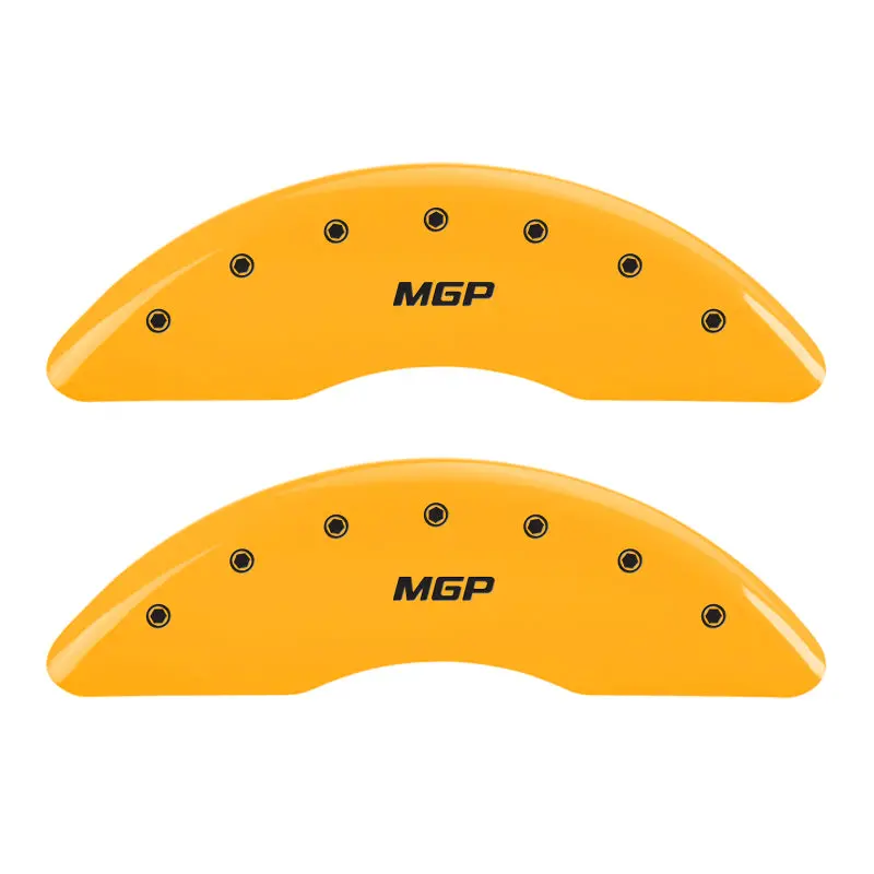 Mgp Engraved Yellow Caliper Covers – Front & Rear For 2008 Saturn Outlook 1