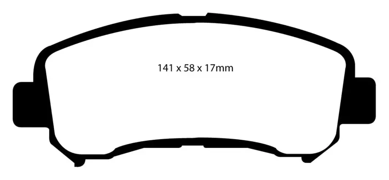 Ebc Yellowstuff Front Brake Pads – Optimized For 2014+ Nissan Juke 1.6L Turbo Nismo Rs 1