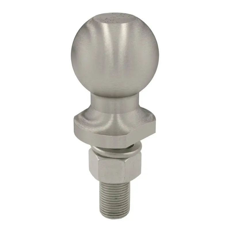 Curt Stainless Steel 2" Trailer Ball — 3/4" X 2-1/8" Shank, 3500 Lb Capacity 1