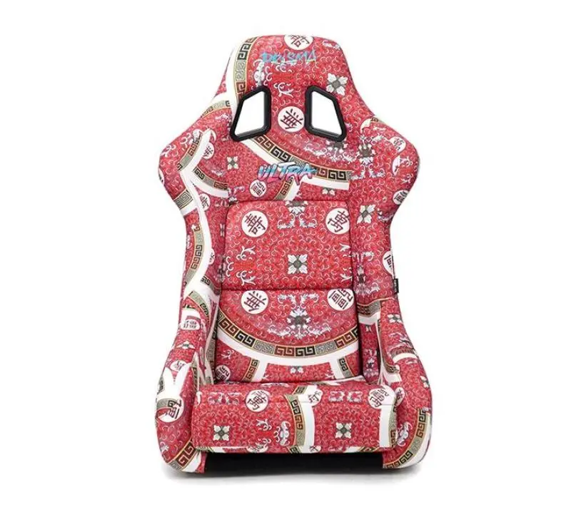 Nrg Frp Bucket Seat Prisma Oriental Longivity Plate Edition W/ Gold Pearlized Back - Large 1