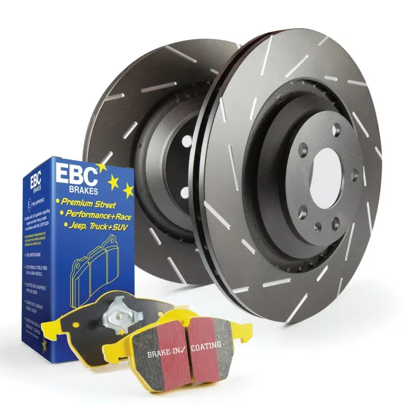 Ebc S9 Brake Kit – Yellowstuff Performance Pads With Usr Drilled & Slotted Rotors 2