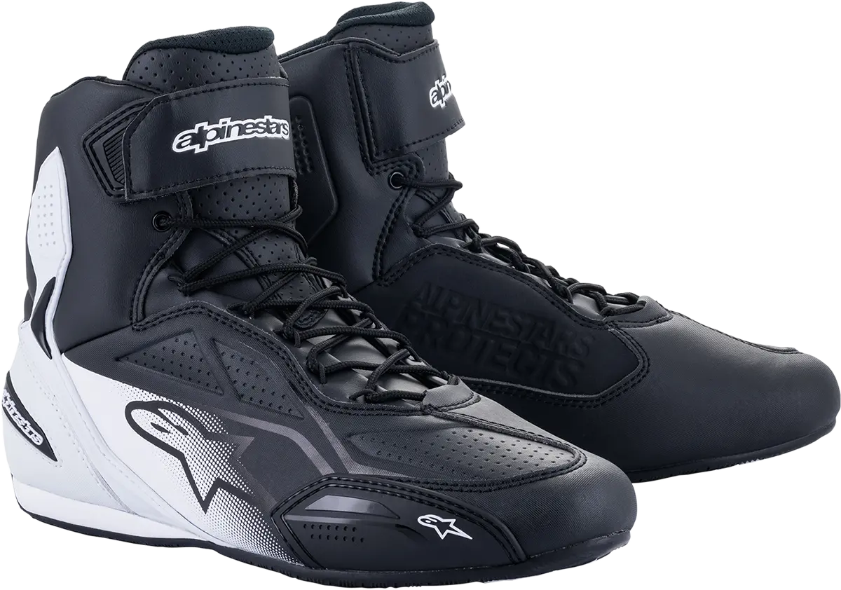 Alpinestars Faster-3 Motorcycle Riding Shoes – Black/White, Us Size 11.5 (Sku 25102191211.5) 1