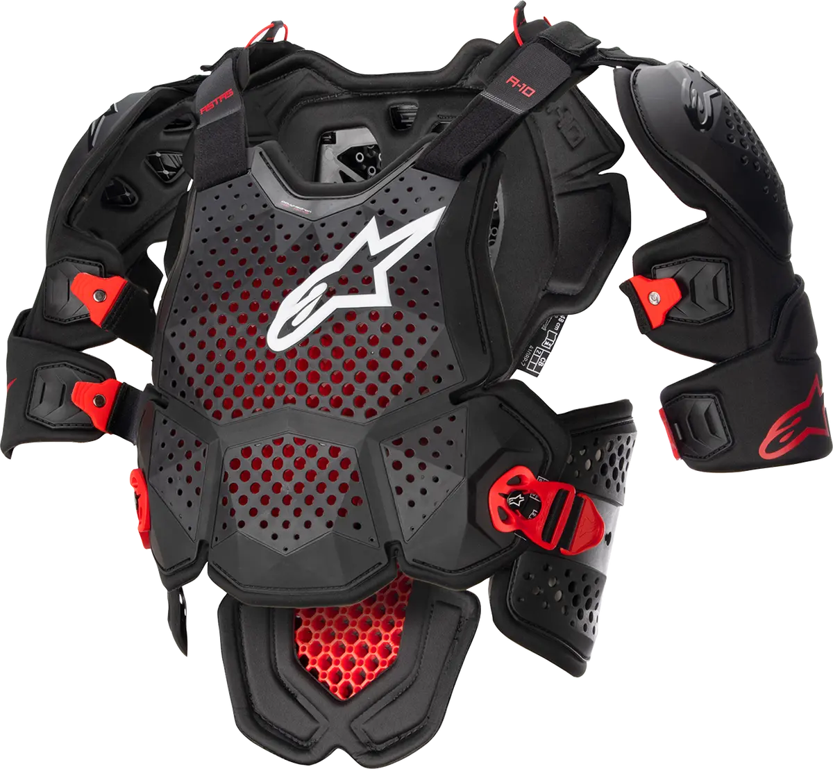 Alpinestars A-10  Roost Guard V2 - Black/Red - Xl/2Xl 6700523-1431Xl2 1