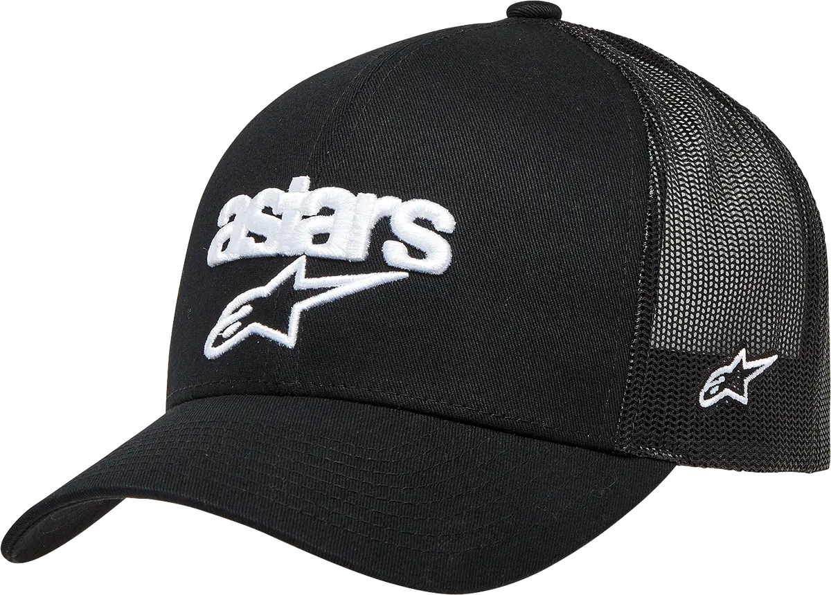 Alpinestars Pedigree Structured Baseball Cap – Black/White (Style 1232-81040-1020) 1