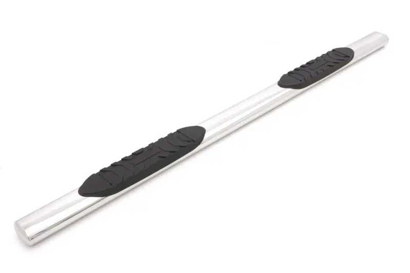 Lund Stainless Steel Oval Nerf Bars – 5-Inch Diameter, Polished Finish For 1999–2013 Chevy Silverado 1500 Extended Cab 1