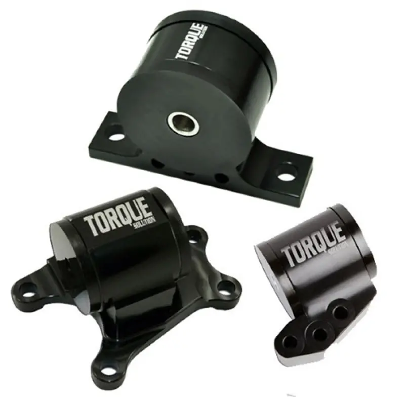 Torque Solution Billet Aluminum 3-Piece Engine Mount Kit For Mitsubishi Evolution Vii–Ix (2001–2006) 1
