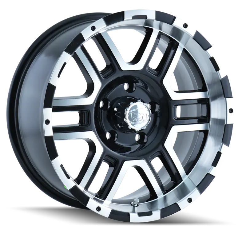 Ion Type 179 16X8 / 5X139.7 Bp / 10Mm Offset / 108Mm Hub Black/Machined Wheel 1