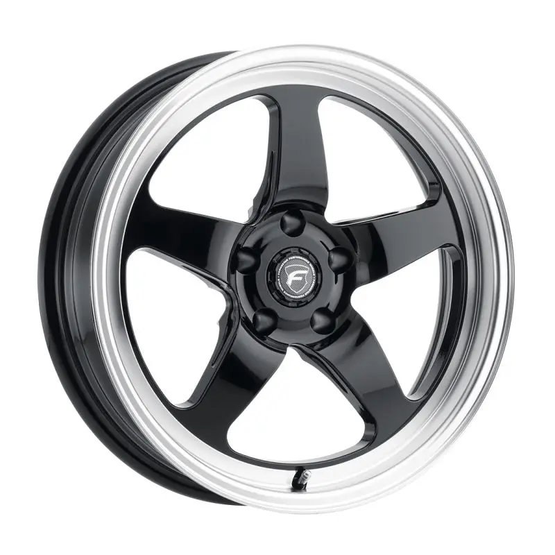 Forgestar F091 17X11 Gloss Black Drag Wheel – 5X120.65 Bolt Pattern, +43Mm Offset, 7.8In Backspace, Machine-Finished Lip 1