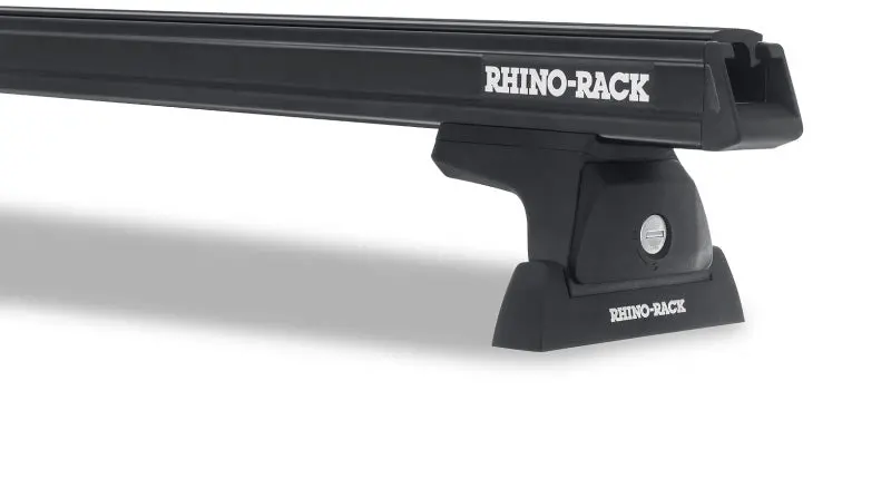 Rhino-Rack Heavy-Duty 65-Inch Black Roof Rack – Dual-Bar System Without Tracks 1