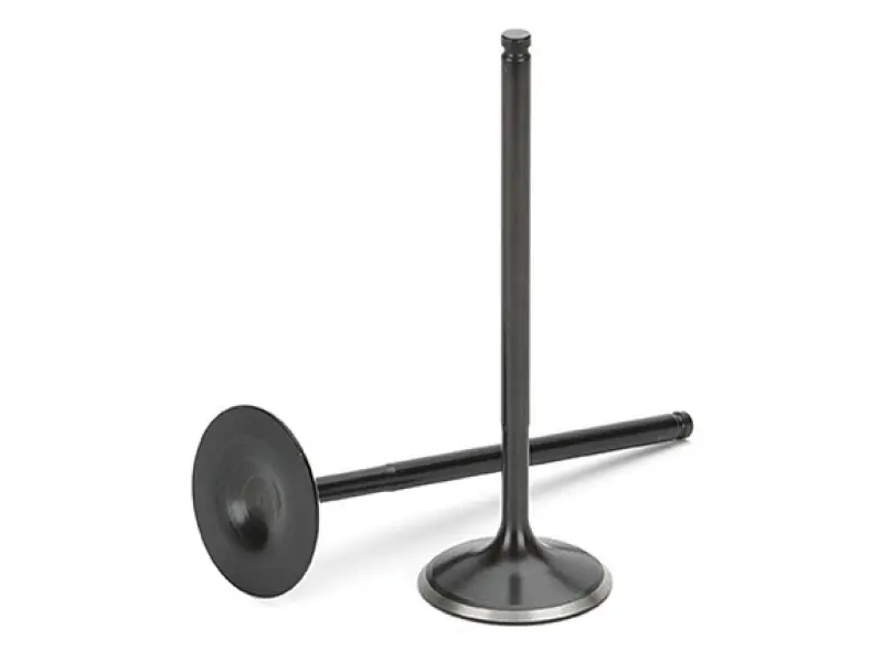Supertech Black Nitrided Intake Valves For Honda D16Z6/D16Y/D15B/D17A Engines (+0.5Mm Oversize, Set Of 8) 1