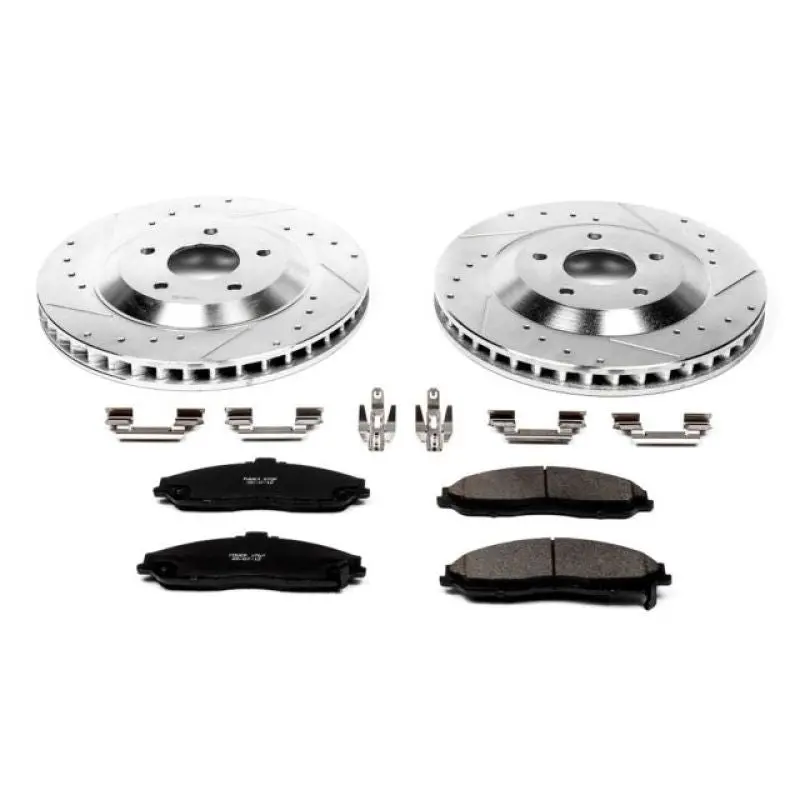 Power Stop 2004 Cadillac Xlr Front Z23 Evolution Sport Brake Kit 1