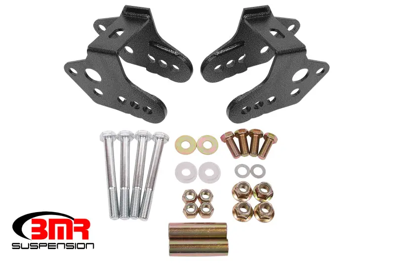 Bmr Control Arm Relocation Bracket For 1979–2004 Ford Mustang – Black Hammer Tone Finish 1