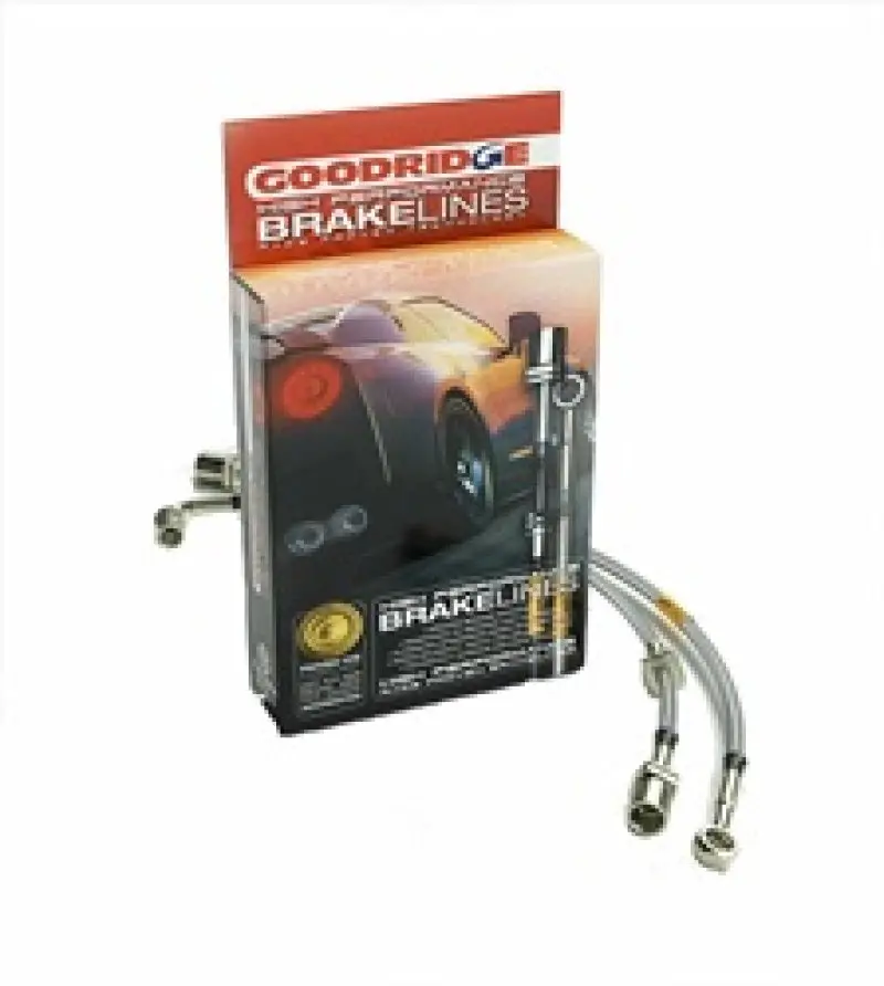 Goodridge Stainless Steel Brake Lines For 2003–2007 Dodge Dakota 2Wd With Rear Drum Brakes 2