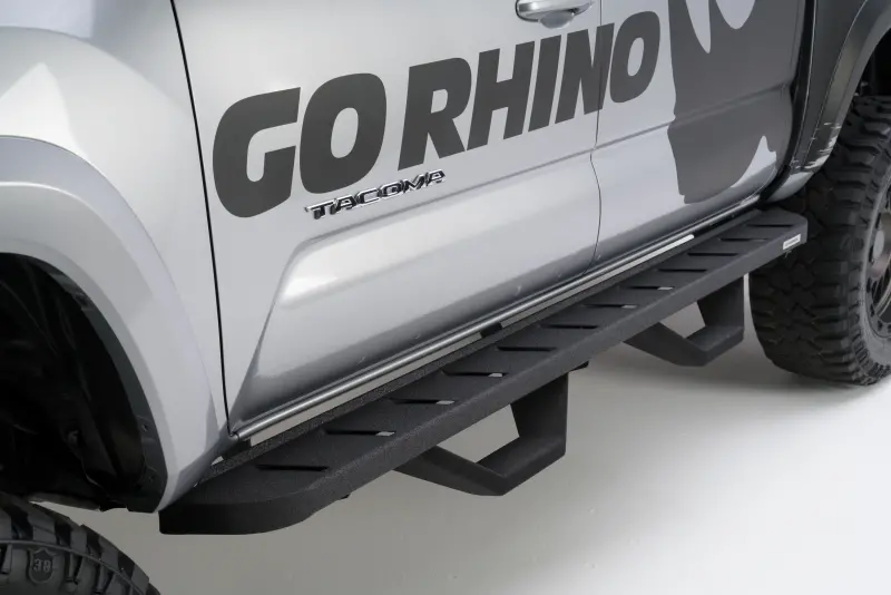 Go Rhino Rb10 Complete Drop Step Kit For 2015–2019 Chevy Silverado 2500Hd – Includes Brackets & Steps 1