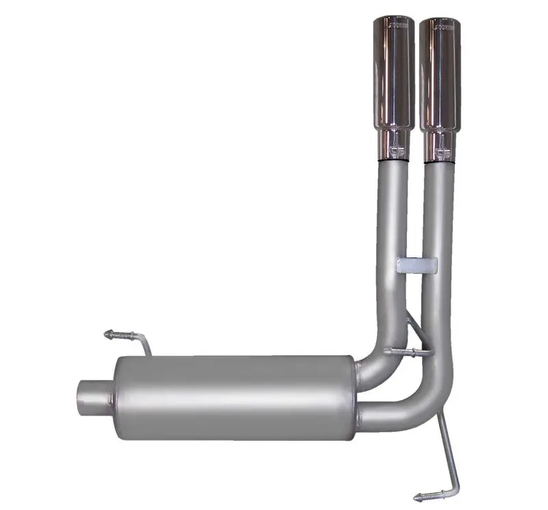 Gibson Stainless Steel Cat-Back Exhaust – 2.5-Inch Super Truck System For 2004–2005 Dodge Ram 1500 Slt 5.7L 1