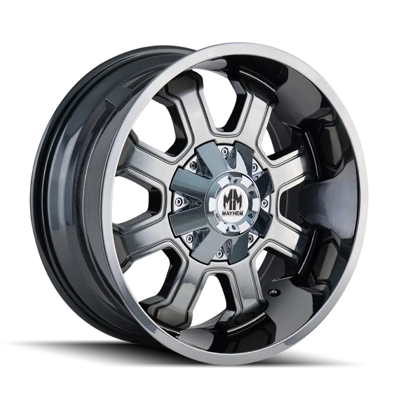 Mayhem Fierce Chrome Wheel – 20X10 Inches, 6X135 Bolt Pattern, -19Mm Offset, 106Mm Hub Bore 1