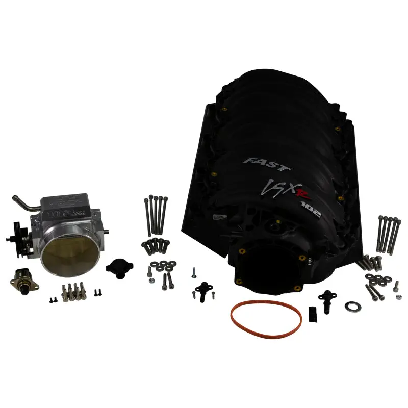 Fast Lsxr 102Mm Rectangular-Port Intake Manifold Kit – Includes Black Billet Throttle Body 1