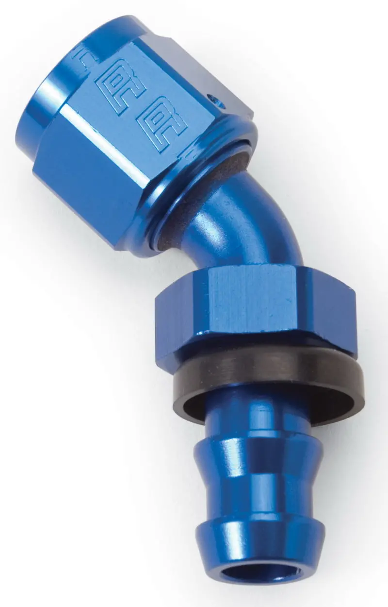 Russell Performance -6 An Twist-Lok 45 Degree Hose End (Blue) 1