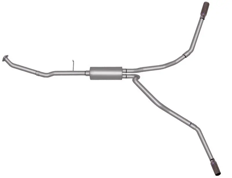 Gibson Aluminized Dual Exhaust System – 2.5-Inch Cat-Back For 1999–2005 Chevrolet Silverado 1500 Base 4.3L 1
