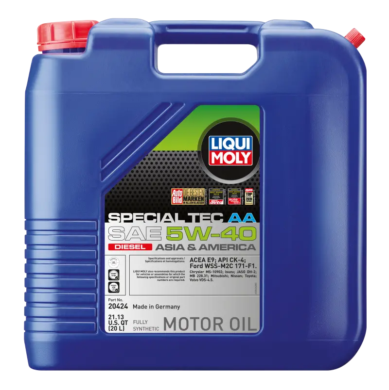 Liqui Moly Special Tec Aa 5W-40 Diesel Engine Oil – 20-Liter Drum 1