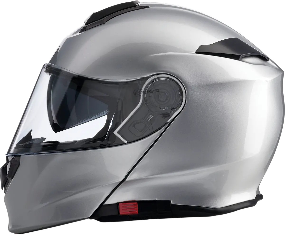 Z1R Solaris Modular Motorcycle Helmet – Silver, Size 2Xl 1