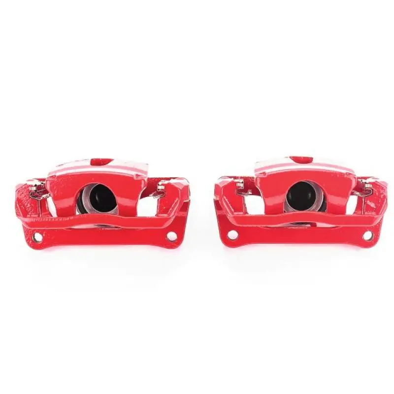 Power Stop Red Caliper Kit – Rear Brake Upgrade For 2012–2017 Ford F-150 (Includes Brackets) 1