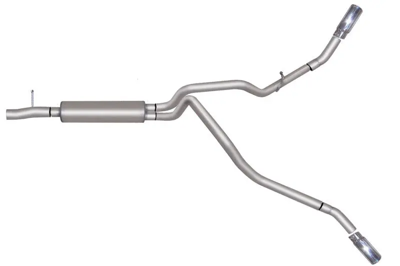 Gibson 11-16 Ford F-250 Super Duty Lariat 6.2L 2.5In Cat-Back Dual Extreme Exhaust - Stainless 1