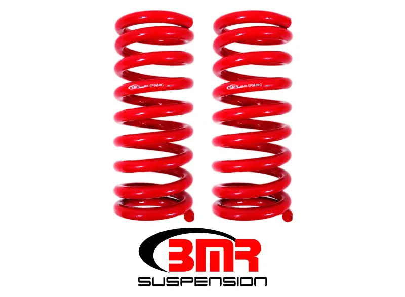 Bmr 67-69 1St Gen F-Body Small Block Front Lowering Springs - Red 1