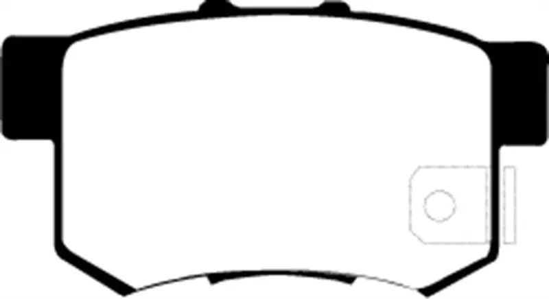 Ebc Redstuff Rear Brake Pads – High-Performance Compound For 1997 Acura Cl 2.2L 2