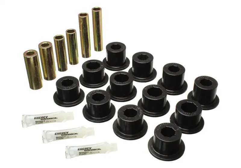 Energy Suspension Leaf Spring Bushing Kit For 2007–2021 Toyota Tundra – Black Polyurethane 1