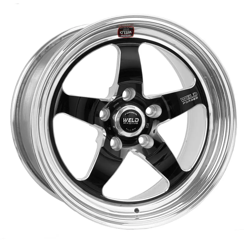 Weld S71 18X5 / 5X115Mm Bp / 2.1In. Bs Black Wheel (High Pad) - Non-Beadlock 1