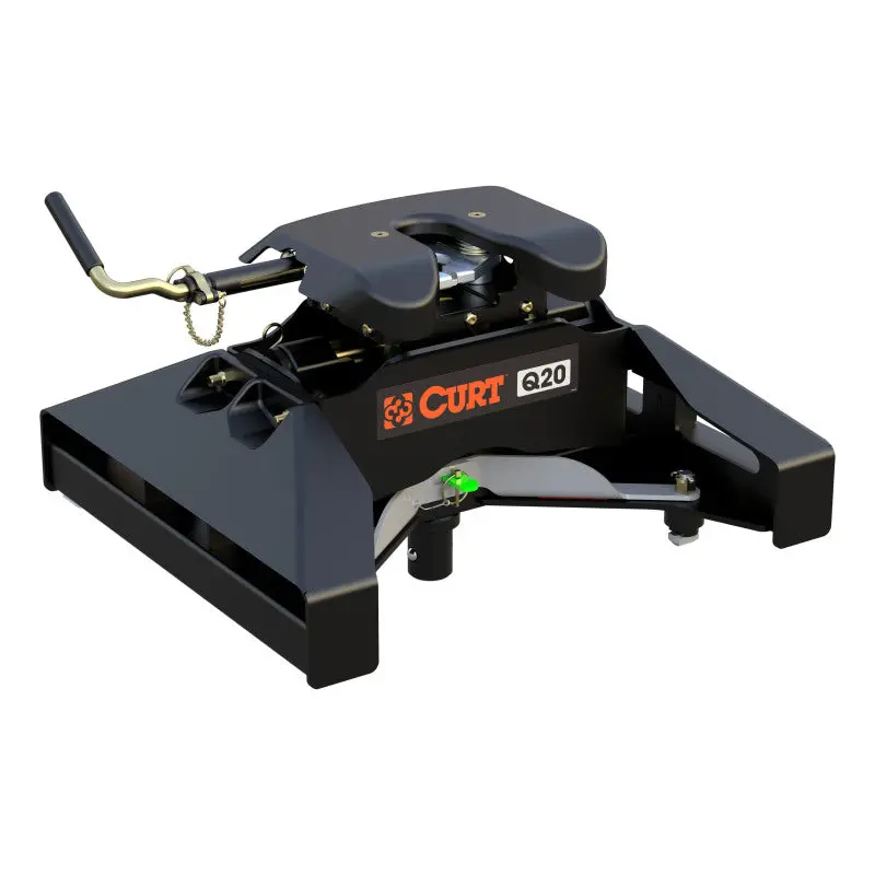Curt Q20 5Th Wheel Hitch W/Nissan Titan Xd Puck System Legs 1