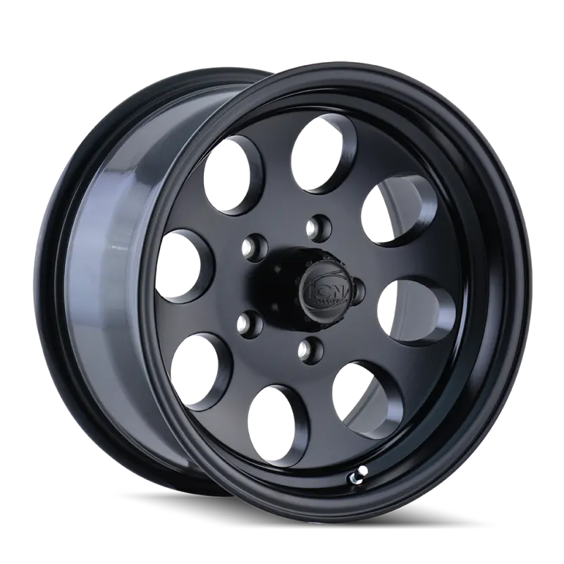 Ion Type 171 Matte Black Alloy Wheel – 17X9 Inch, 8X170 Bolt Pattern, Zero Offset, 130.8Mm Hub Bore 1
