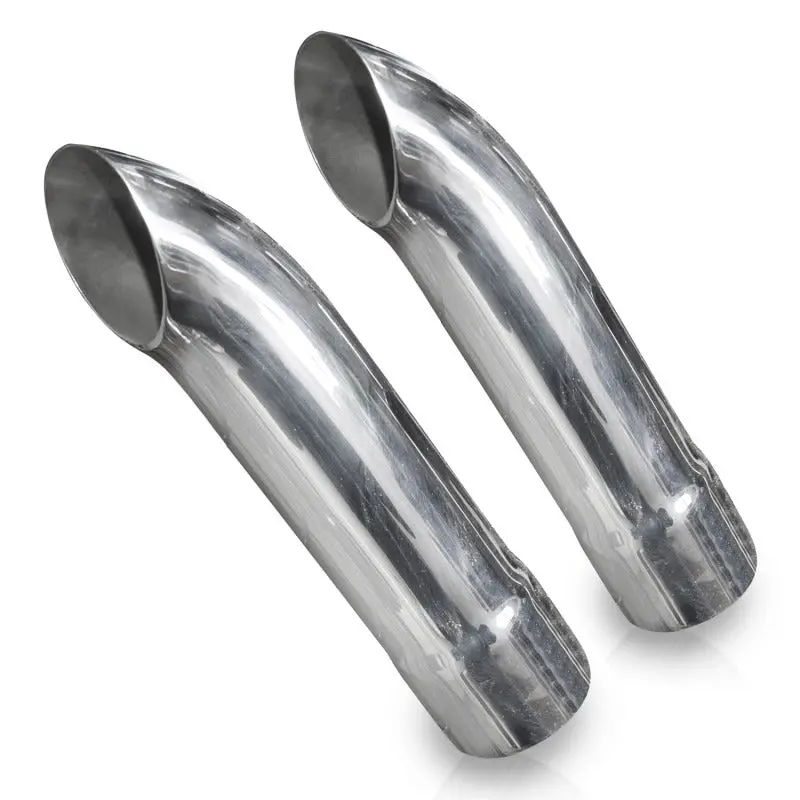 Stainless Works Short Turn-Down Exhaust Tips – 2.25In Id Inlet, 2.25In Body Diameter 1
