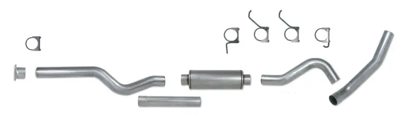 Diamond Eye 4" Single Exhaust Kit – Stainless Steel, Fits 2001–2005 Chevy/Gmc 2500/3500 With 6.6L Diesel 1