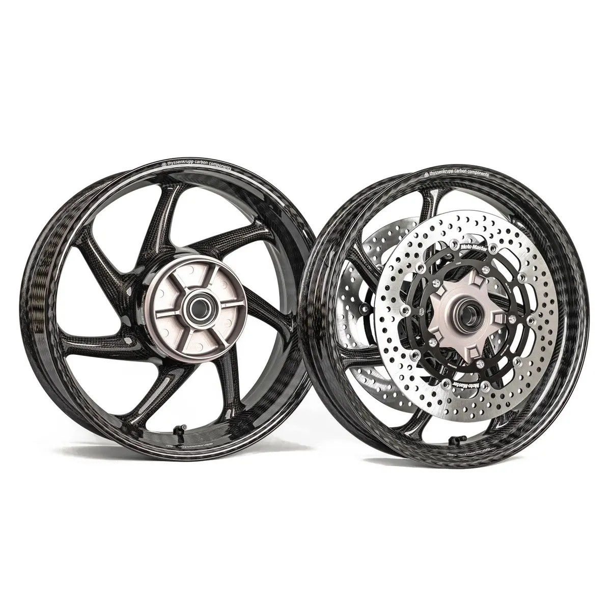 Thyssenkrupp Style 1 Braided Carbon Fiber Wheels For 2017–2020 Honda Cbr1000Rr And Cbr1000Rr Sp 1